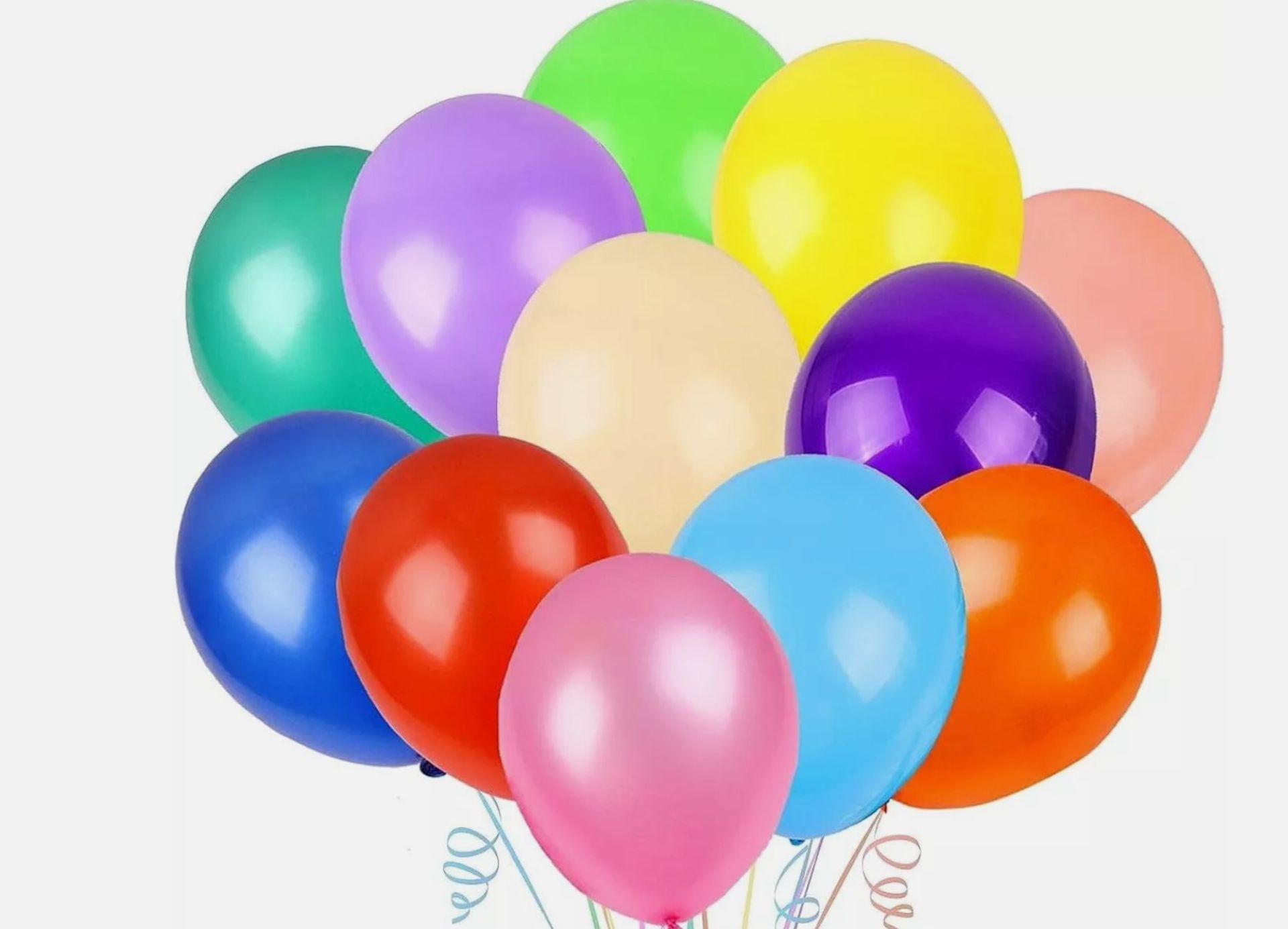 1500 X NEW 9"&6" - 24 PACK ASSORTED COLOURED BALLOONS - Image 2 of 4