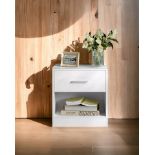 FREE DELIVERY- BRAND NEW BEDSIDE TABLE SIDE TABLE WITH DRAWER HANDLE END TABLE