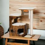 FREE DELIVERY - BRAND NEW CAT TREE, MEDIUM CAT TOWER WITH 3 BEDS CAVEVINTAGE
