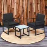 FREE DELIVERY - BRAND NEW 3-PIECE PATIO SET OUTDOOR FURNITURE SETS SEATING FOR BISTRO