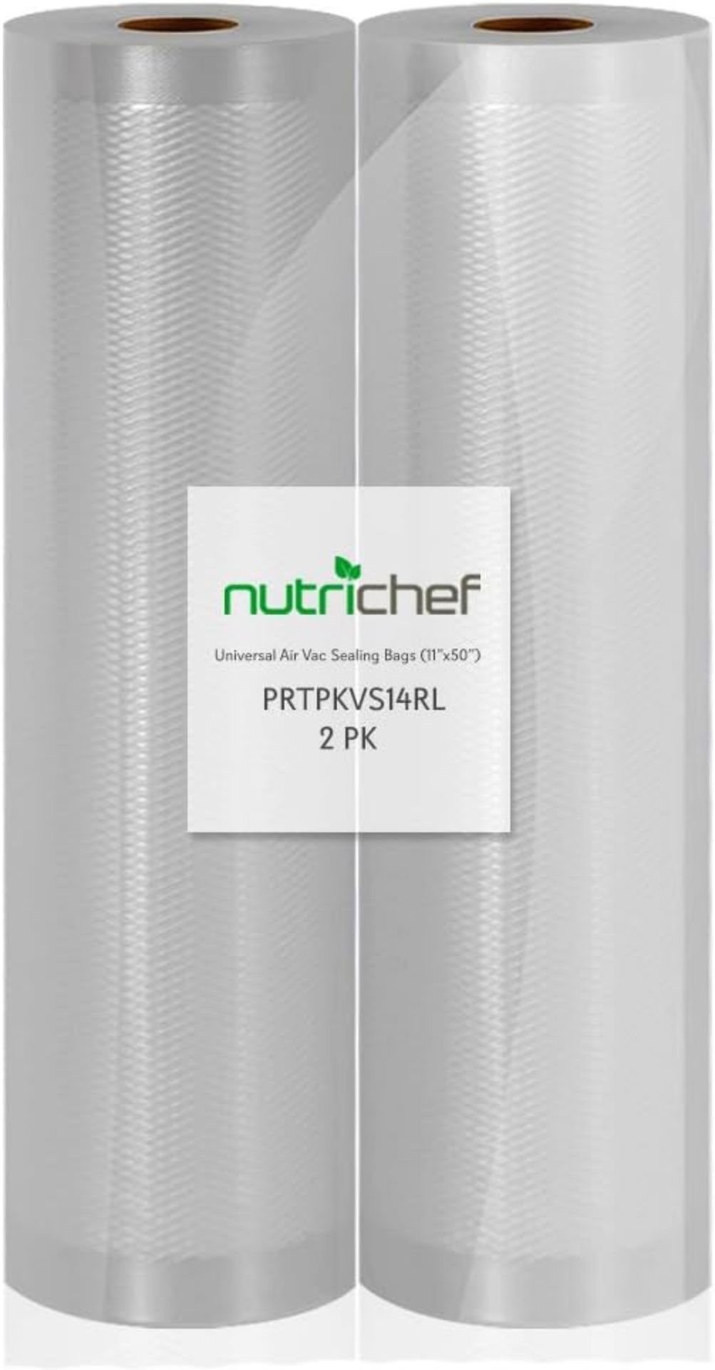 40 X NEW NUTRICHEF PRTPKVS14RL UNIVERSAL AIR VAC SEALING BAGS 2 ROLLS 100 FEET LENGTH - RRP £600