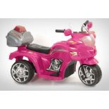 20 X 6V ELECTRIC PINK POLICE-THEMED RIDEON KIDS TRIKE ***BRAND NEW***