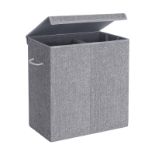 FREE DELIVERY - BRAND NEW SONGMICS 142L LAUNDRY HAMPER, LINENETTE FABRIC LAUNDRY BASKET