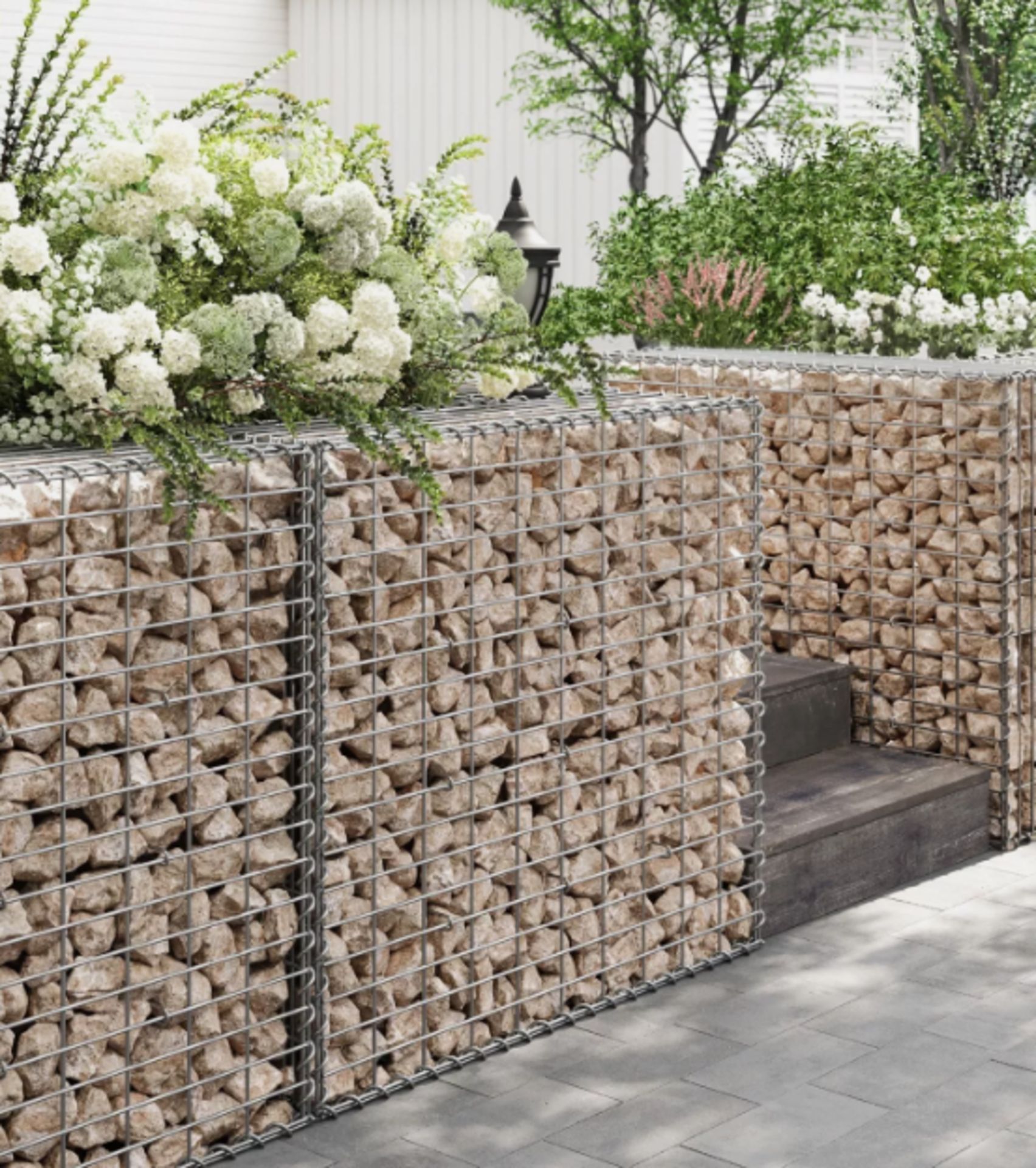 FREE DELIVERY - BRAND NEW ABION BASKETS GARDEN DECOR WALL PARTITION 100 X 90 X 30 CM SET - Image 2 of 2