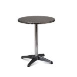 X4 BRAND NEW OUTDOOR ALUMINIUM ROUND TABLE 60CM