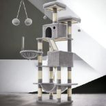 FREE DELIVERY - BRAND NEW CAT TREE CAT CONDO 206 CM LARGE CAT TOWER 13 SCRATCHING POSTS
