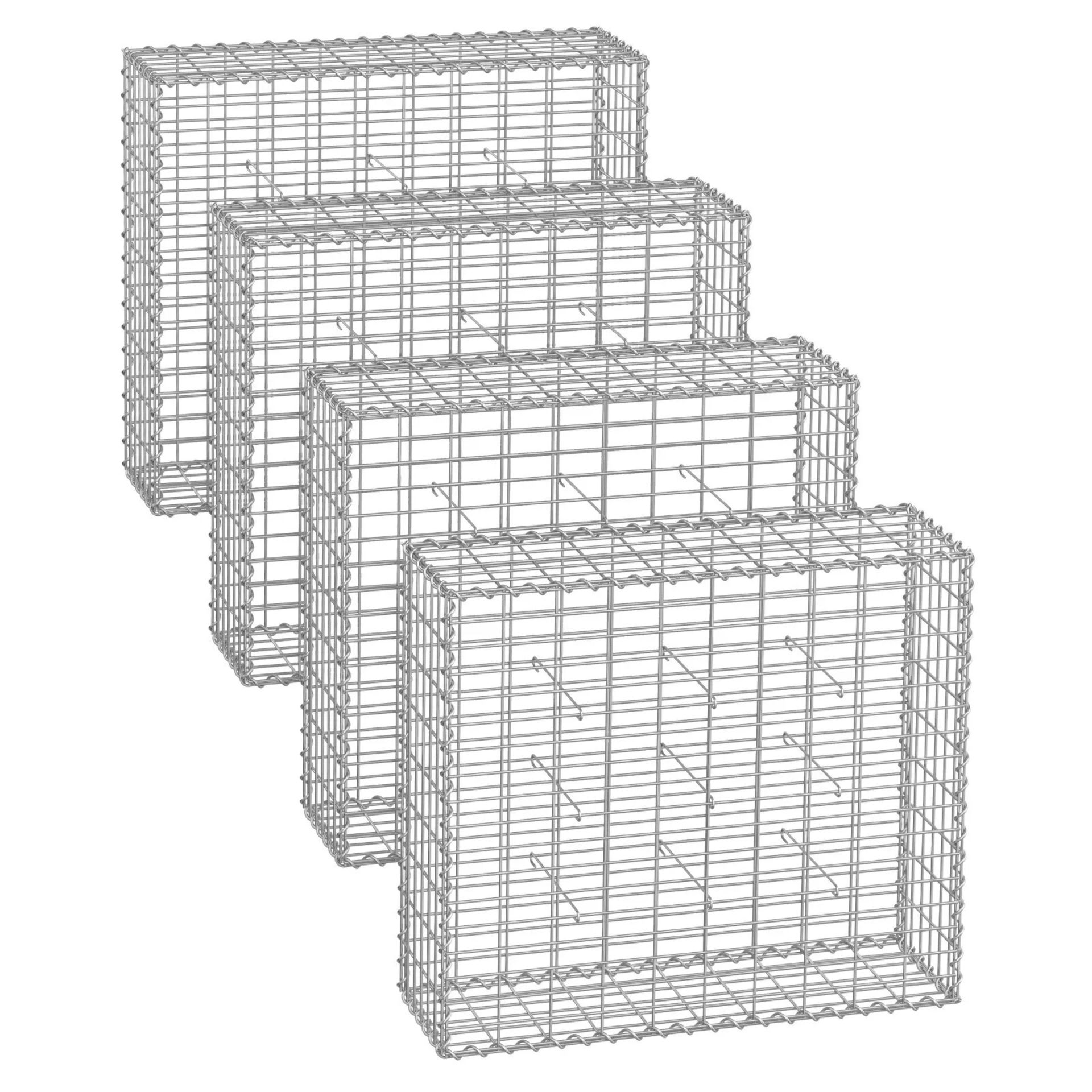 FREE DELIVERY - BRAND NEW ABION BASKETS GARDEN DECOR WALL PARTITION 100 X 90 X 30 CM SET