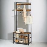 FREE DELIVERY - BRAND NEW HAT AND COAT STAND HALL TREE HALLWAY SHOE RACK STORAGE