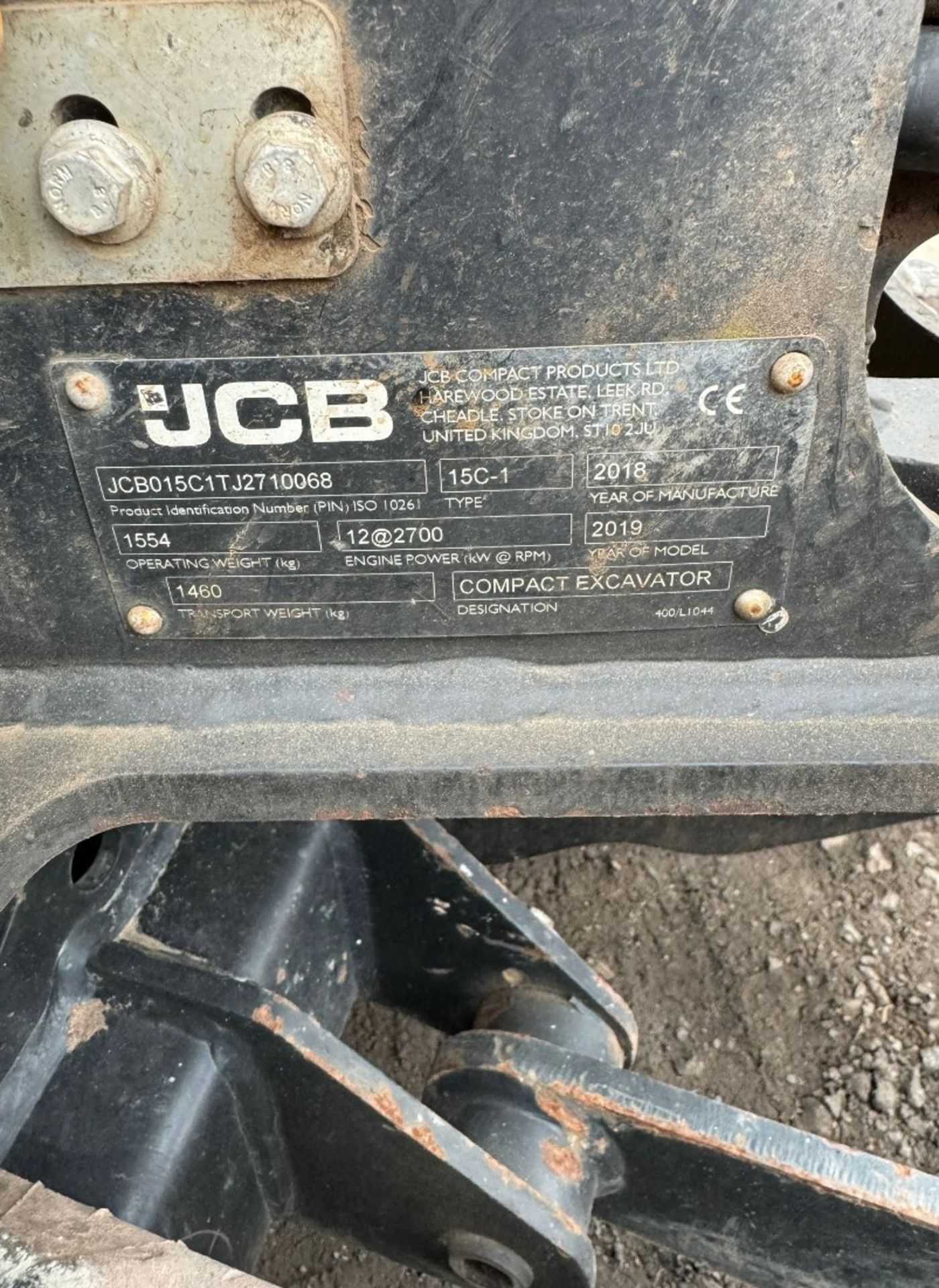 JCB 15C-1 MINI DIGGER - Image 14 of 14