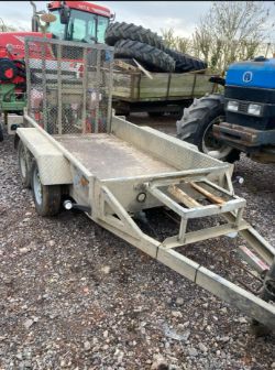 INDESPENSION 2.7T TWIN AXLE PLANT TRAILER - CHOICE OF 4