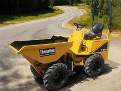 2016 THWAITES 1 TONNE 4X4 DUMPER SKIP LOADER