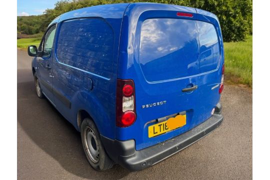 2018/18 PEUGEOT PARTNER 1.6 HDI PANEL VAN - EURO 6 ULEZ FREE (SPARES OR REPAIRS) - Image 3 of 11