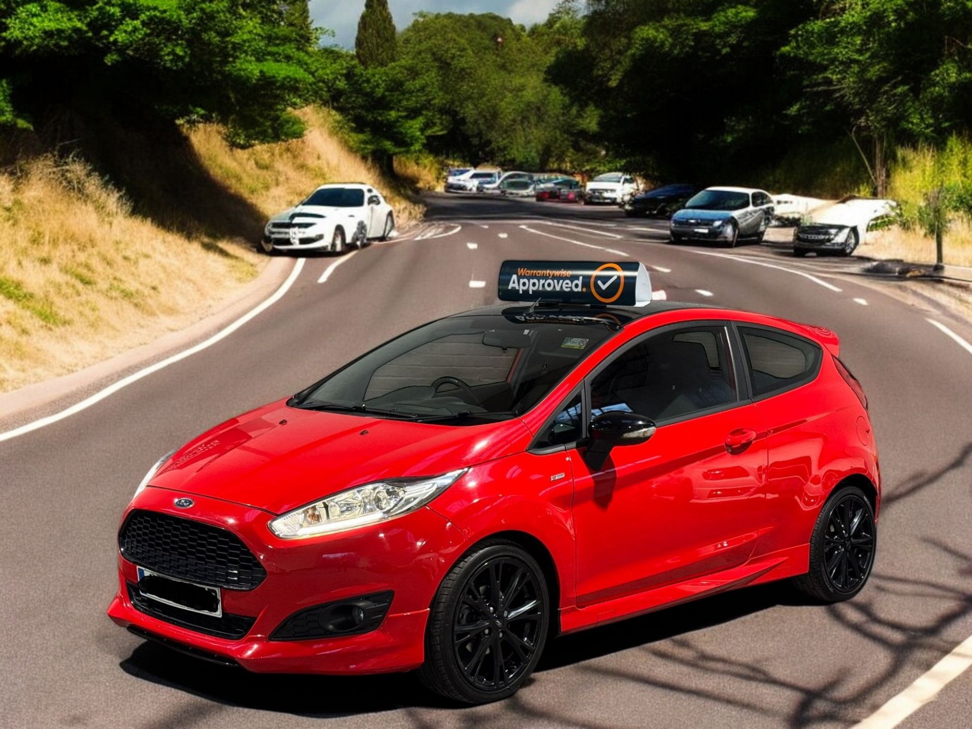 2017 FORD FIESTA 1.0T ECOBOOST ST-LINE RED EDITION (EURO 6) >>--NO VAT ON HAMMER--<<