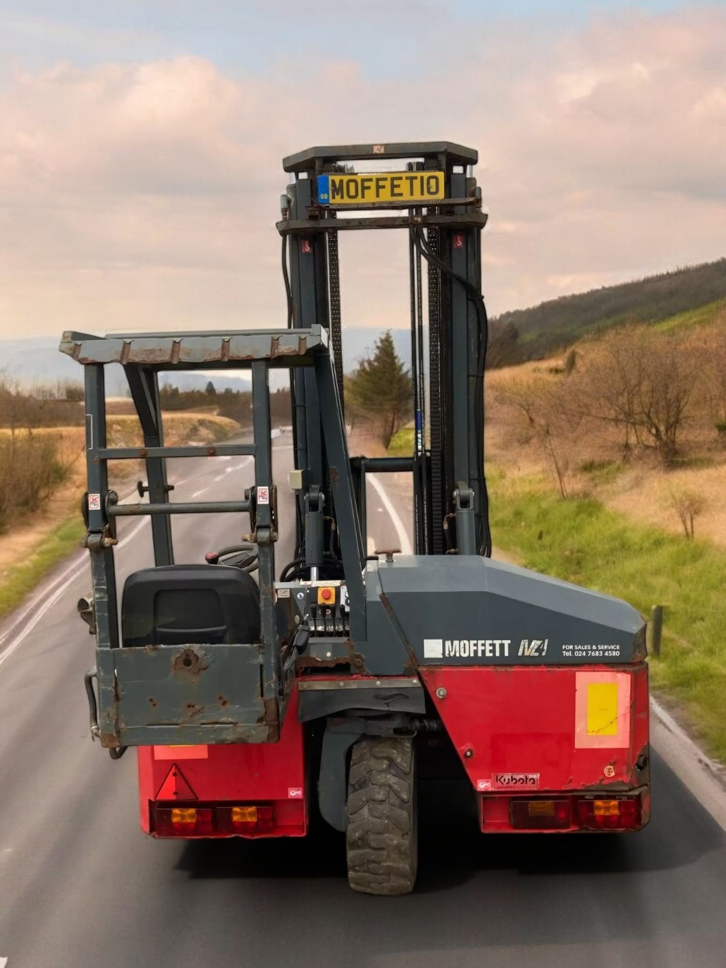 2007 MOFFETT MOUNTY M4 25.4 FORKLIFT WEIGHT: 2,450KG - Image 7 of 16