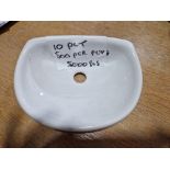 JOBLOT OF 500 X 8" SOAP DISH - SEE DESCRIPTION