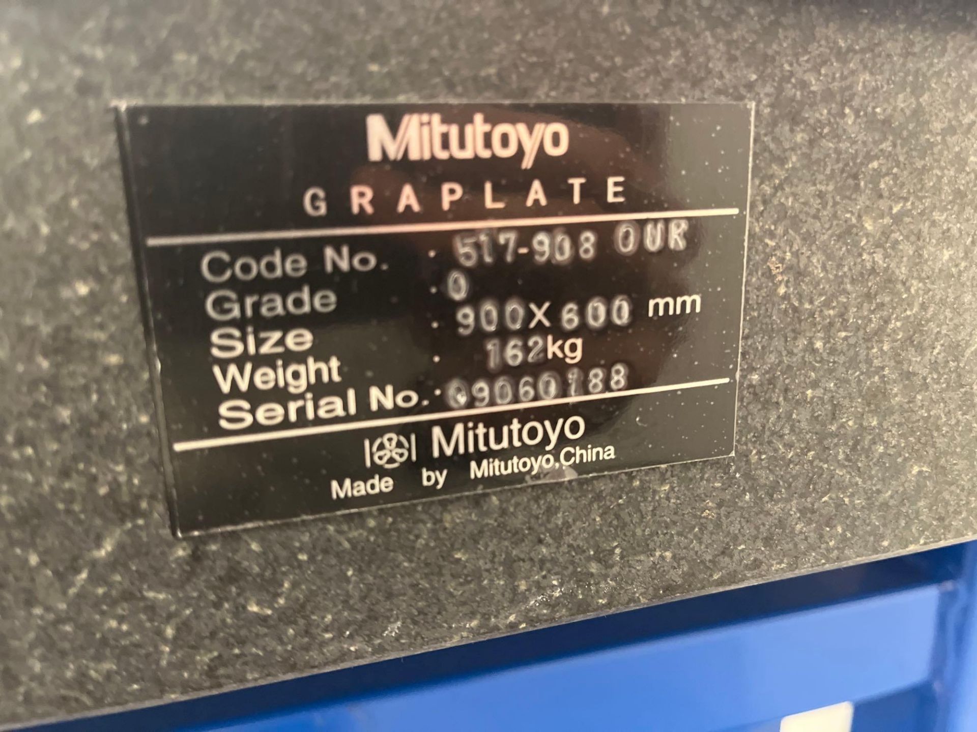 Mitutoyo Graplate workbench (900mm x 600mm, 162kg) - Image 3 of 4