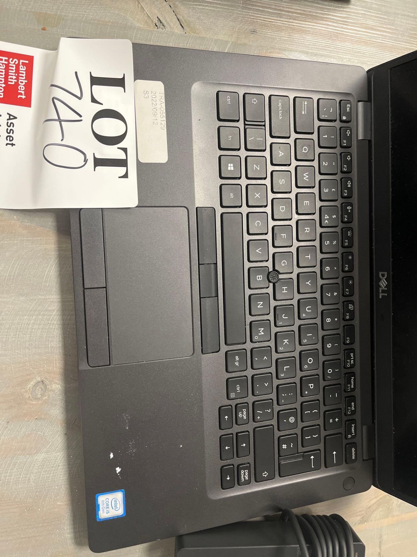 Dell Latitude 5400 Core i5 laptop with charger (wiped) - Image 3 of 5