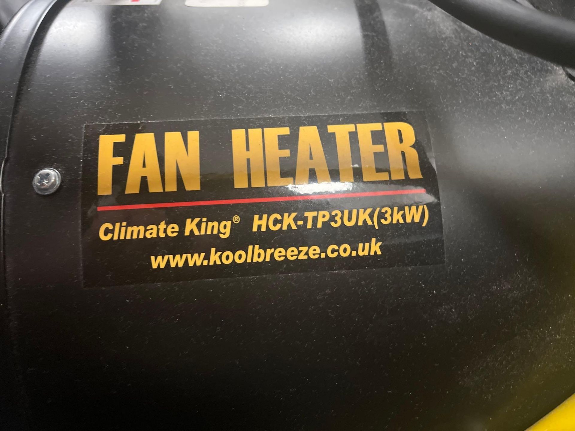 Climate King HCK-TP3UK (3KW) fan heater - Bild 2 aus 4
