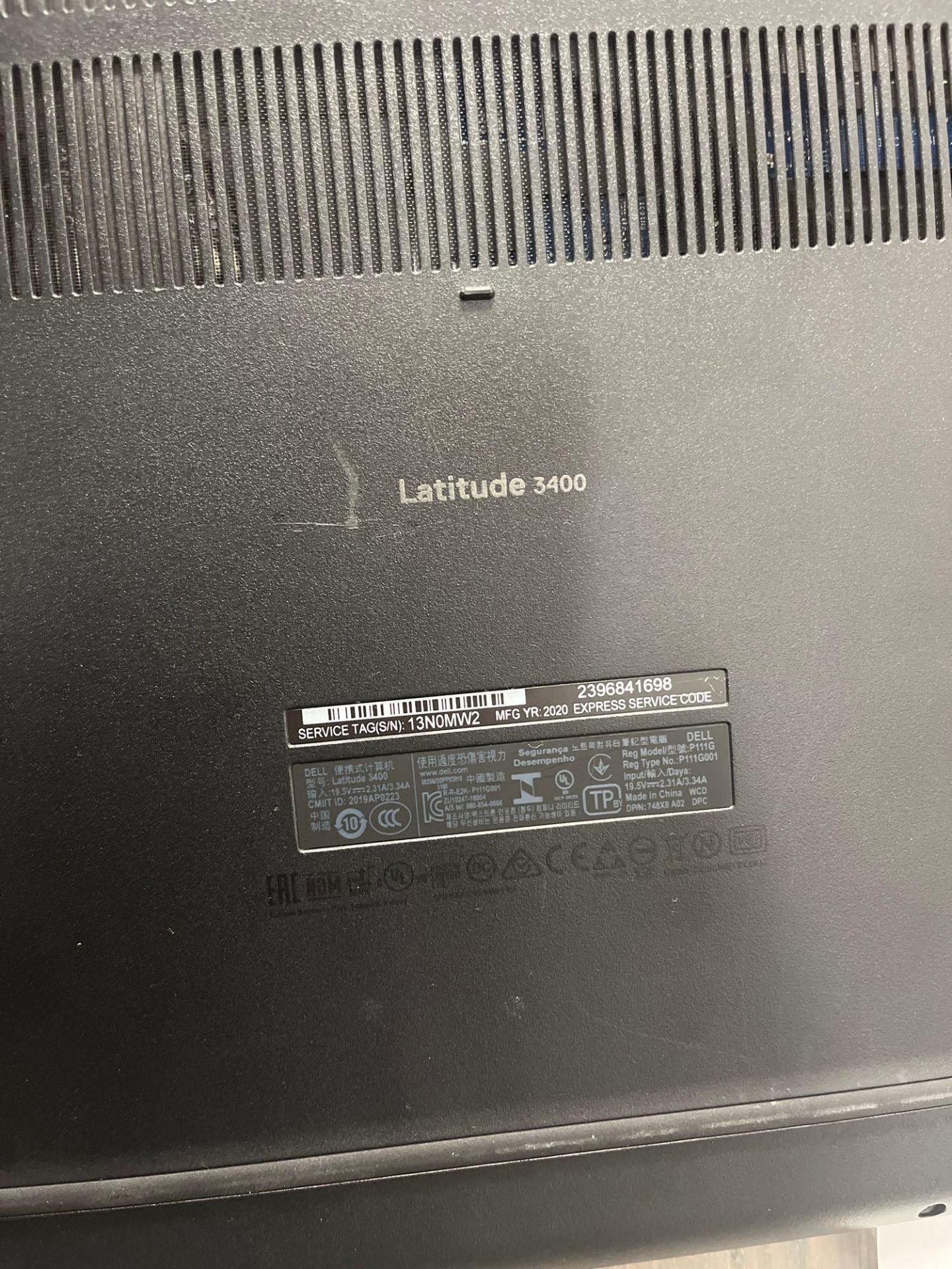 Dell Latitude 3400 Core i5 laptop (no charger) (wiped) - Image 4 of 5