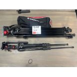 Two Manfrotto tripods
