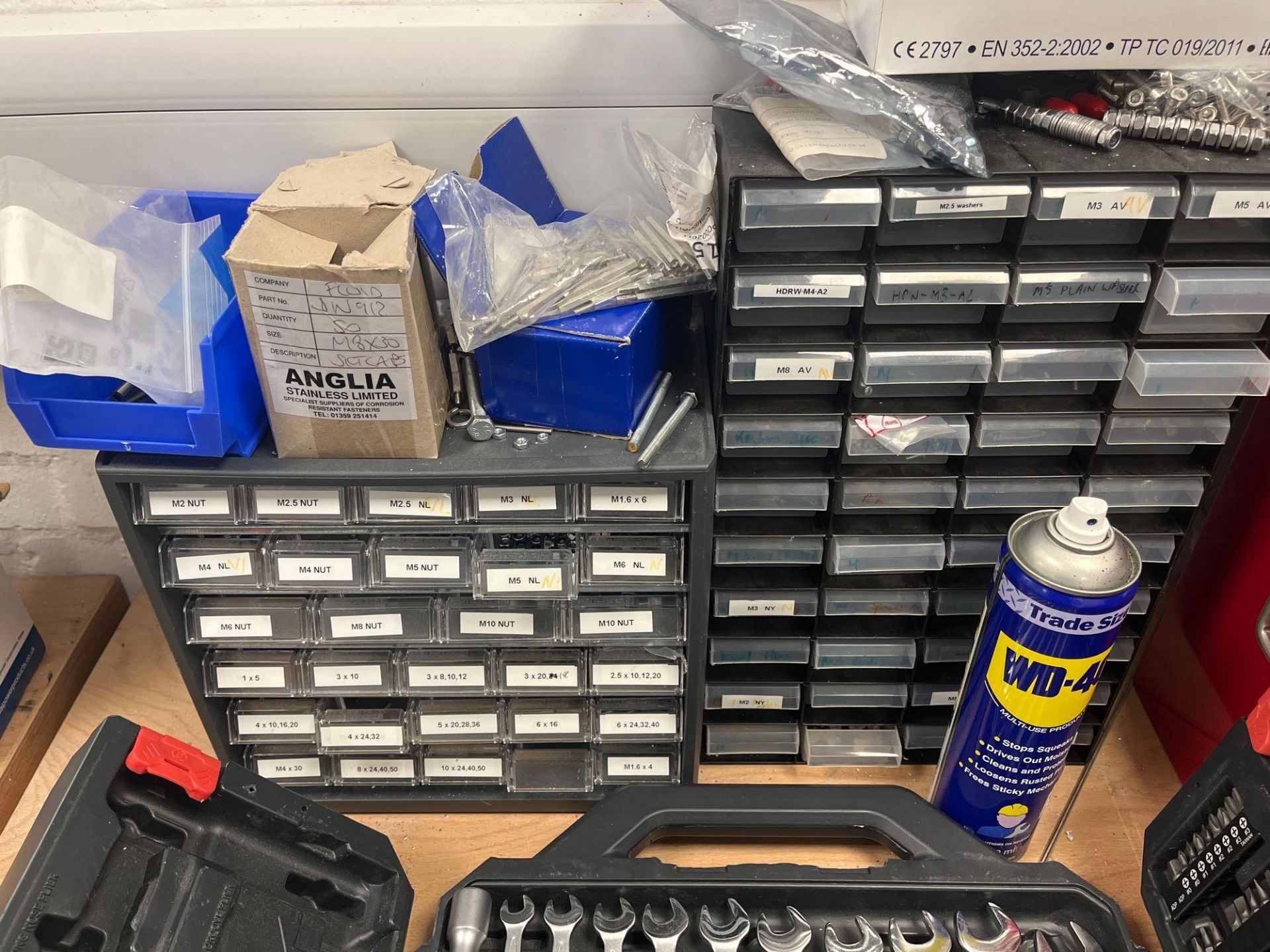 Quantity of various tools, tool boxes, screws, nuts and bolts (as lotted) - Image 3 of 7