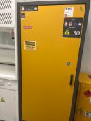 Asecos tall freestanding chemical cabinet (approximately 190cm)