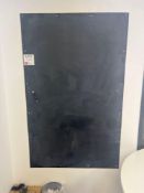 Wall mounted chalkboard (approximately 160cm x 100cm)