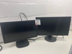 Two Viewsonic monitors