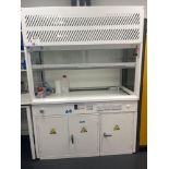 ILS AFA2S fume extraction cupboard (approximately 217cm H x 151cm L x 53cm W)
