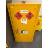 Freestanding chemical cabinet (approximately 90cm)