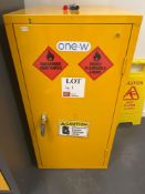 Freestanding chemical cabinet (approximately 90cm)