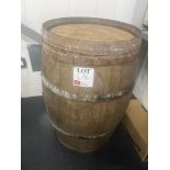 Bespoke wooden barrel