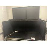 Custom built optics enclosure (approximately 125cm L x 65cm W x 64cm H)