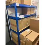 Bay of Clarke modular four tier light weight racking (excludes contents) (approximately 160cm L x 60