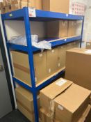Bay of Clarke modular four tier light weight racking (excludes contents) (approximately 160cm L x 60