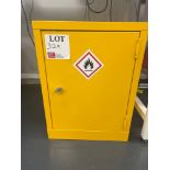 Freestanding chemical storage cabinet