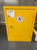 Freestanding chemical storage cabinet