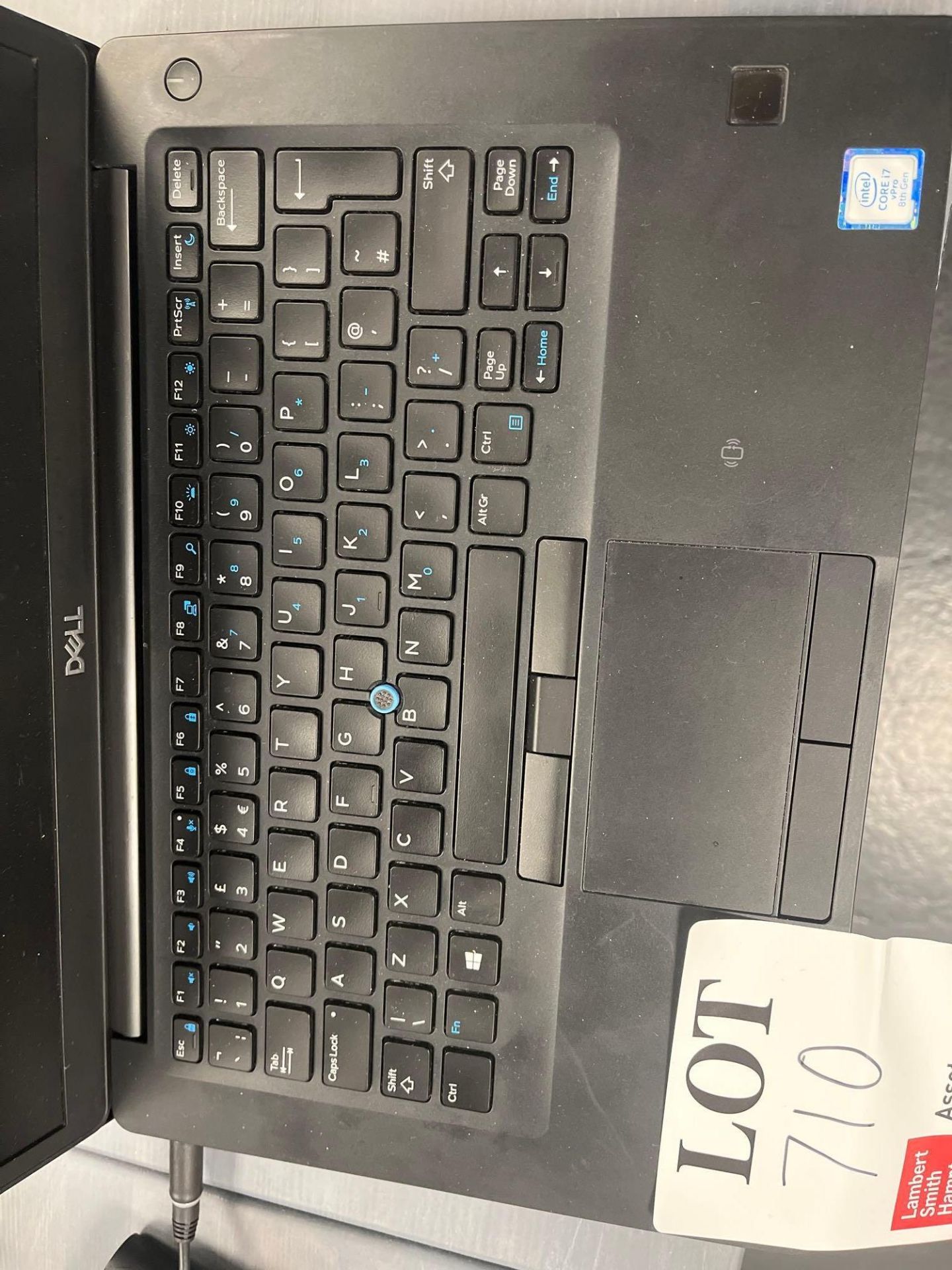 Dell Latitude 7490 Core i7 laptop with charger (wiped) - Image 3 of 5