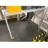 Treston adjustable height workbench (excludes contents) (approximately 150cm L x 50cm W)