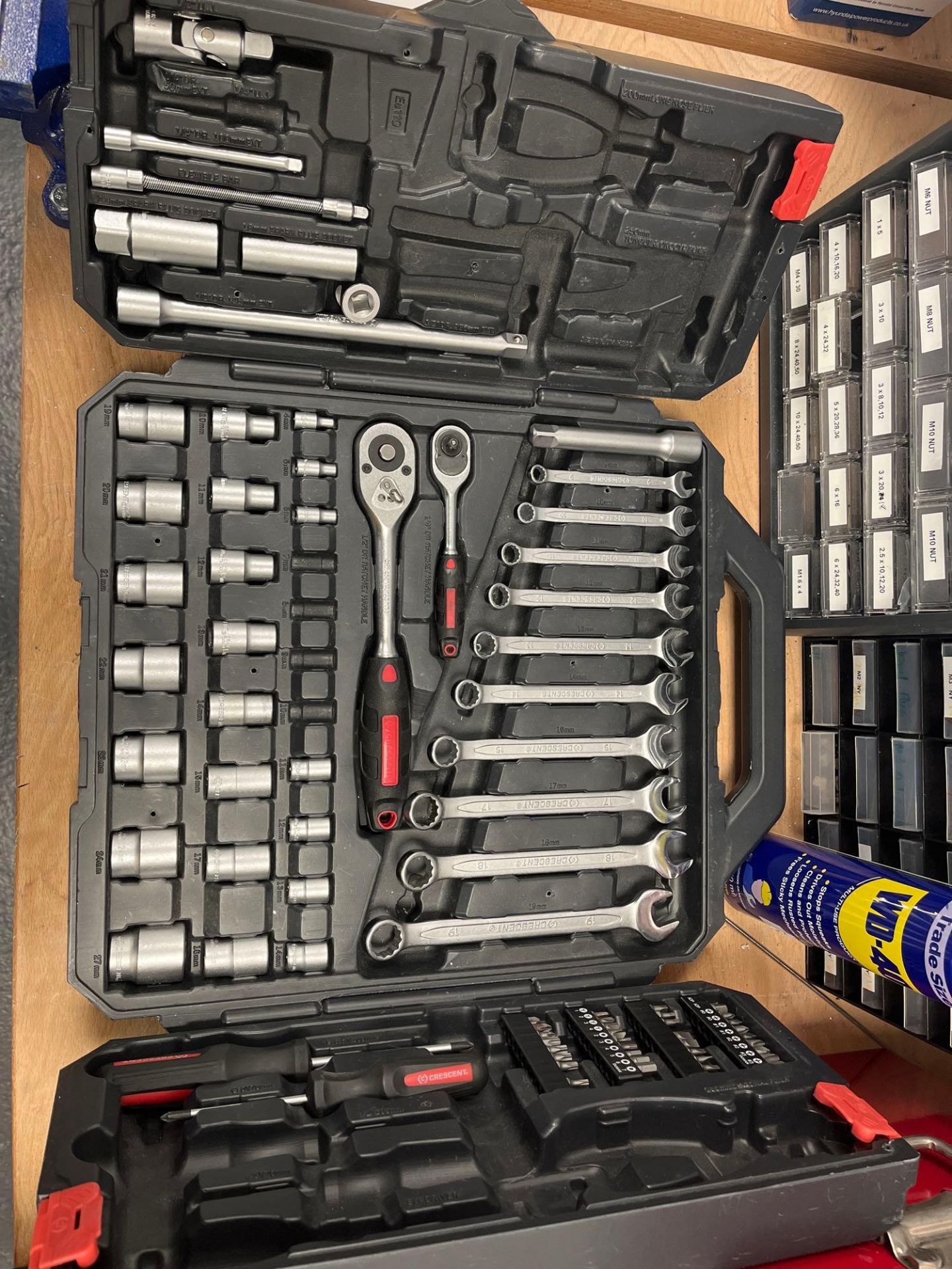 Quantity of various tools, tool boxes, screws, nuts and bolts (as lotted) - Image 2 of 7
