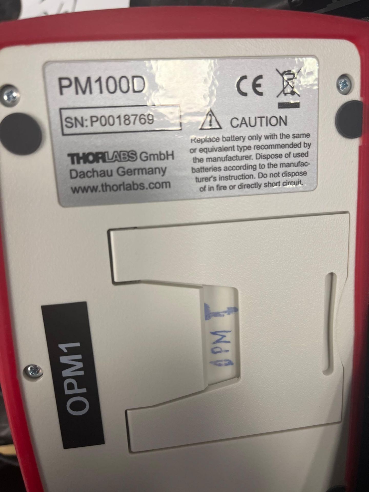 Thorlabs PM100D power meter console - Image 2 of 3