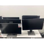 Four Dell P2419H monitors and two Viewsonic monitors