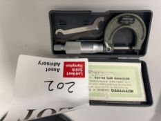 Mitutoyo 0-25mm 0.01mm micrometer