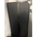Tall two sliding door filing cabinet