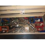 Contents of shelf comprising a quantity of various tooling (as lotted)