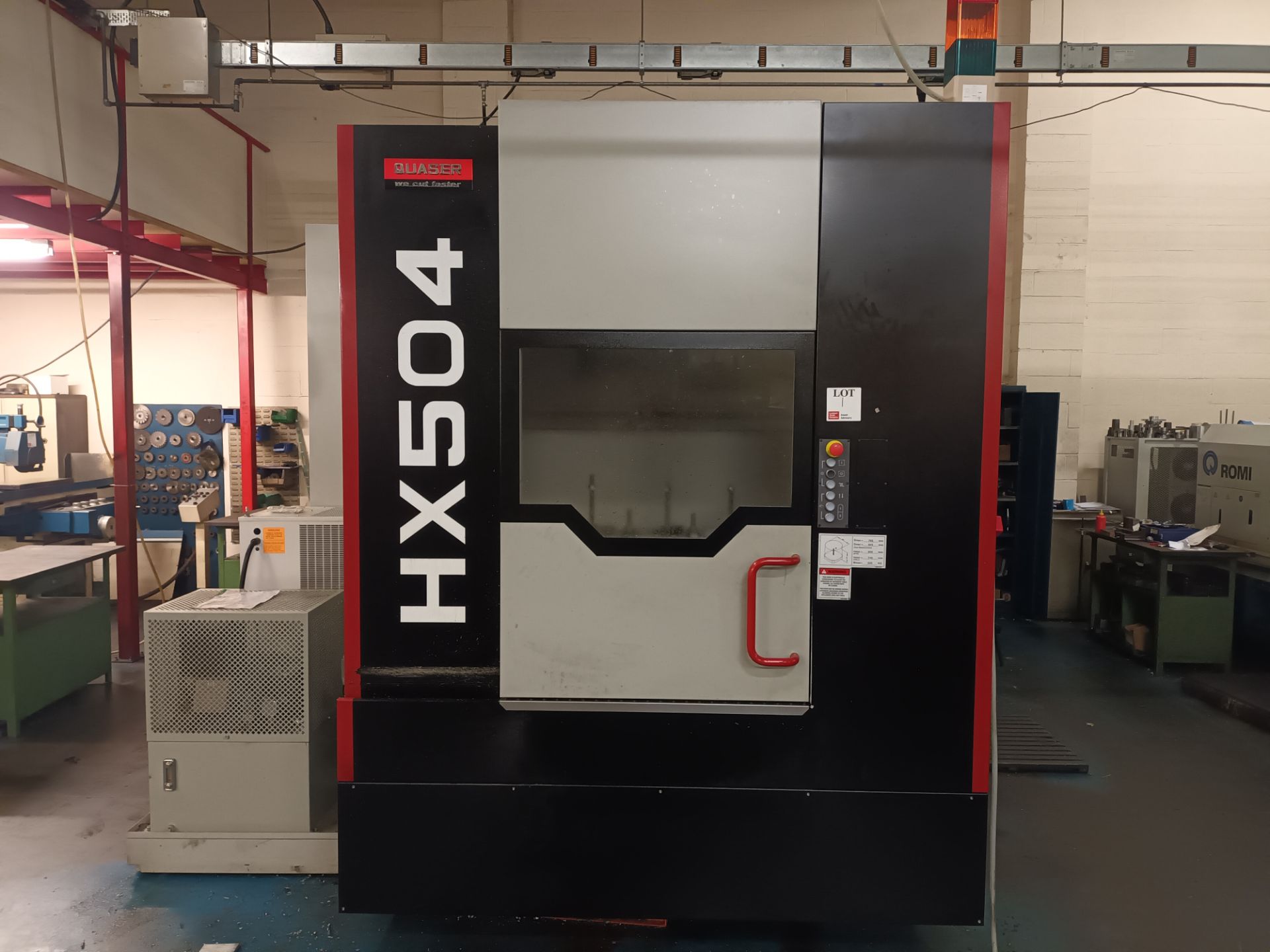 Quaser HX504BP/15C advanced high productivity horizontal machining centre