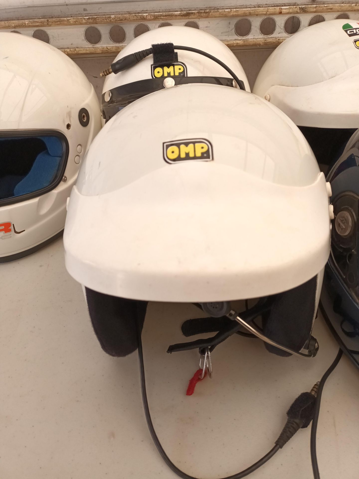 Eight various rally crash helmets - Image 3 of 7