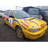 Subaru WRX Rally Modified car with fitted roll cage