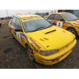 Subaru WRX Rally Modified car with fitted roll cage