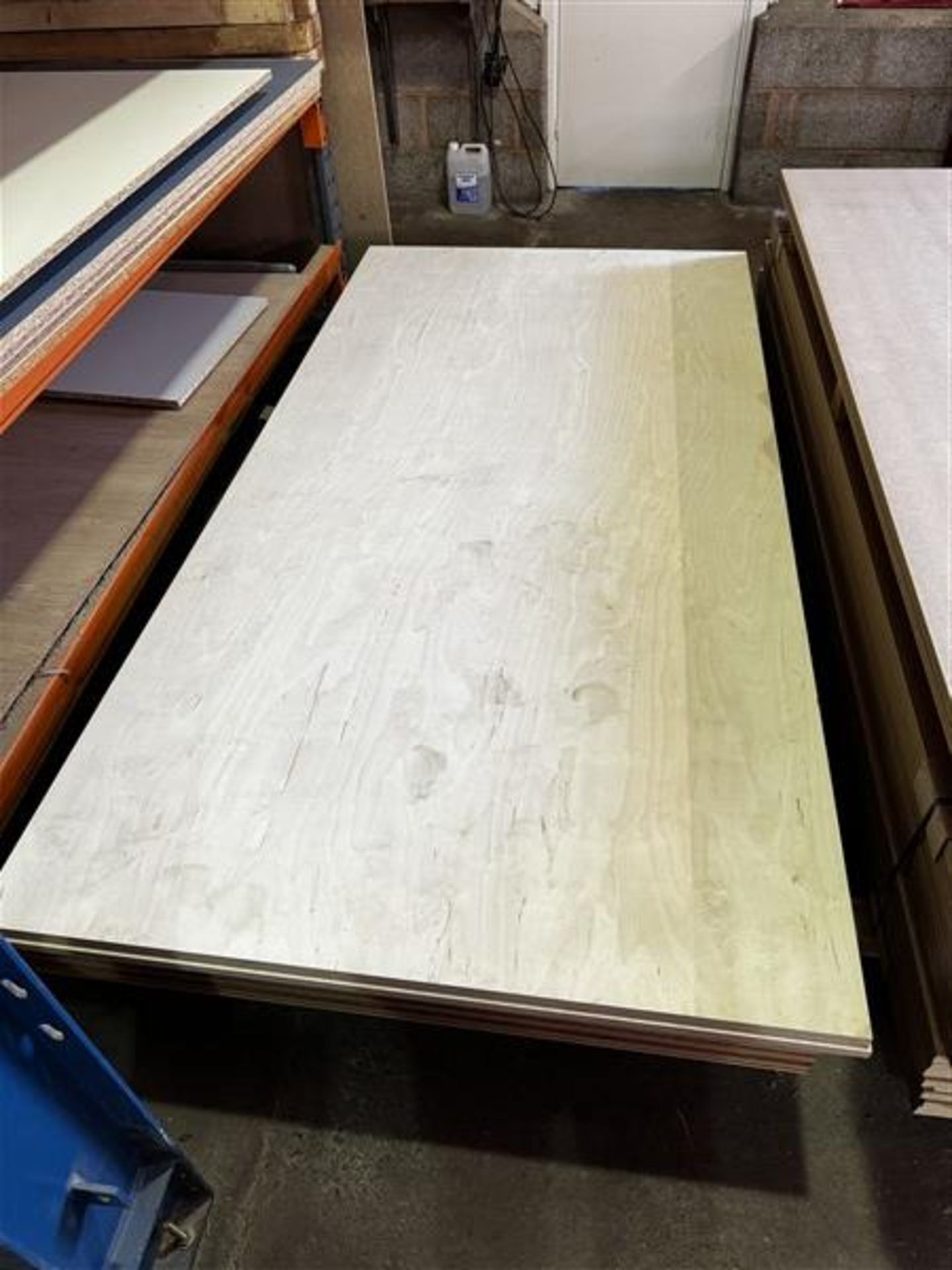 Assorted quantity sheets of plywood, 2.45m x 1.2m